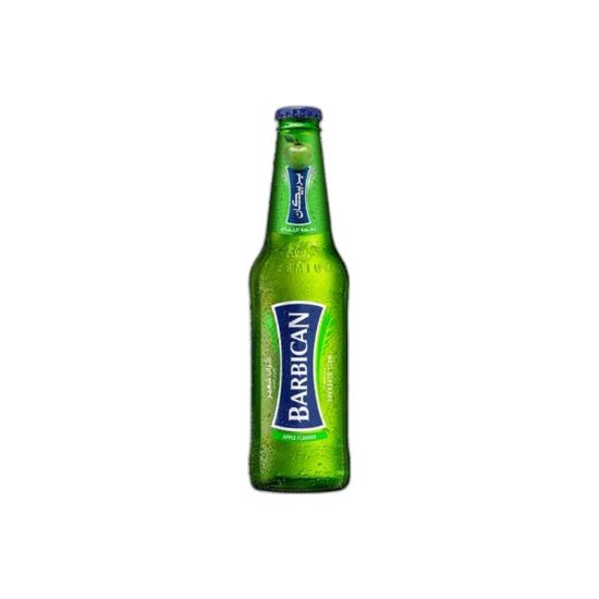 صورة باربيكان شراب شعير تفاح زجاج - 330 ML