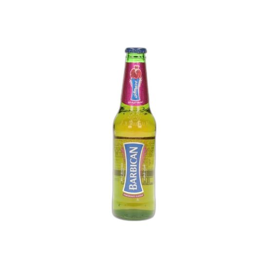 صورة باربيكان شراب شعير رمان زجاج - 330 ML