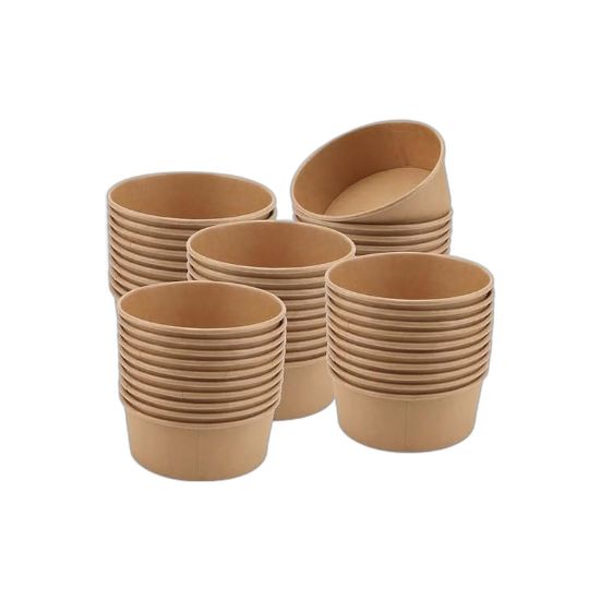 صورة المستقبل كاسات كرفت بني - 7 Oz X 50 pcs