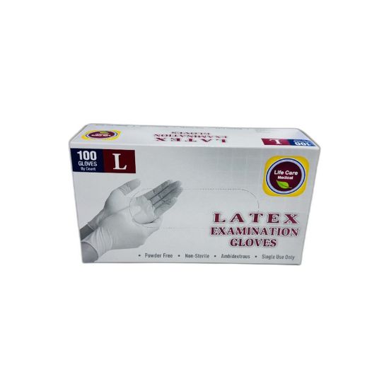 صورة ار زي كفوف لاتكس - 100 Pcs #M