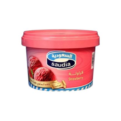 صورة السعودية ايس كريم فراولة - 500 gr