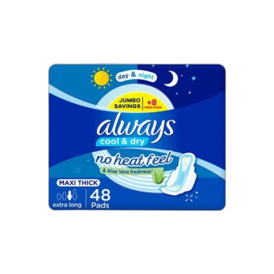 صورة اولويز فوط نسائية الوفيرا ماكسي سميكة طويل جدا - 48 Pads