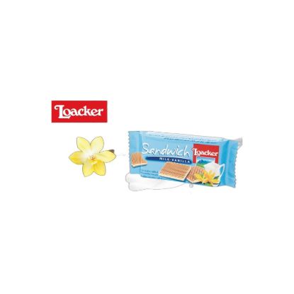 صورة لوكر ويفر ساندويش ميلك فانيلا - 25 gr