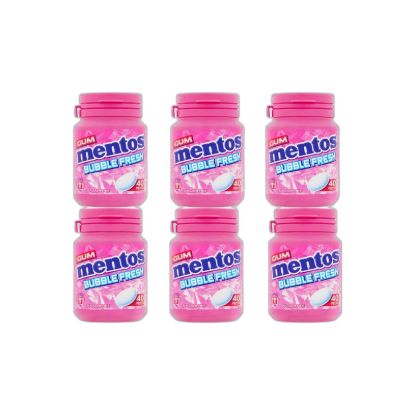 صورة مينتوس علكة ببل فريش زهري - 56 gr X 40 Pcs