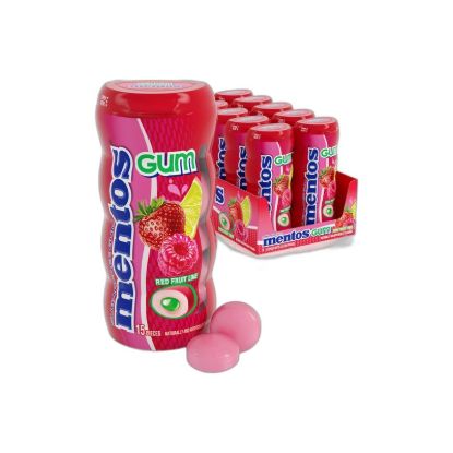 صورة مينتوس علكة فراولة احمر - 56 gr X 40 Pcs