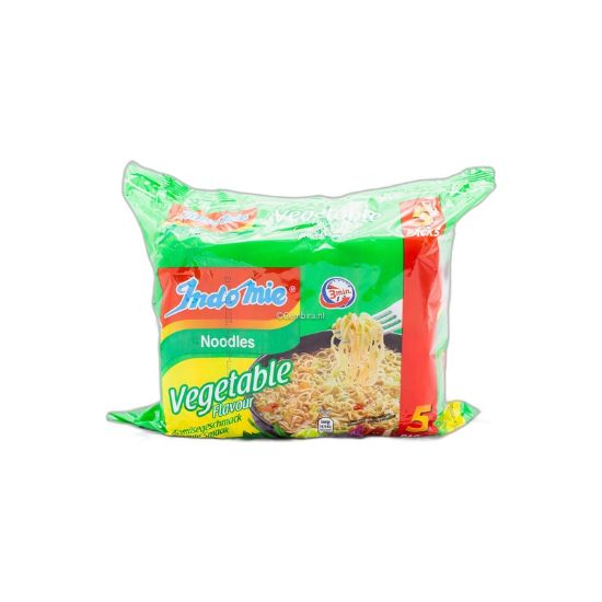 صورة اندومي شعيرية نكهة الخضار - 5 pack