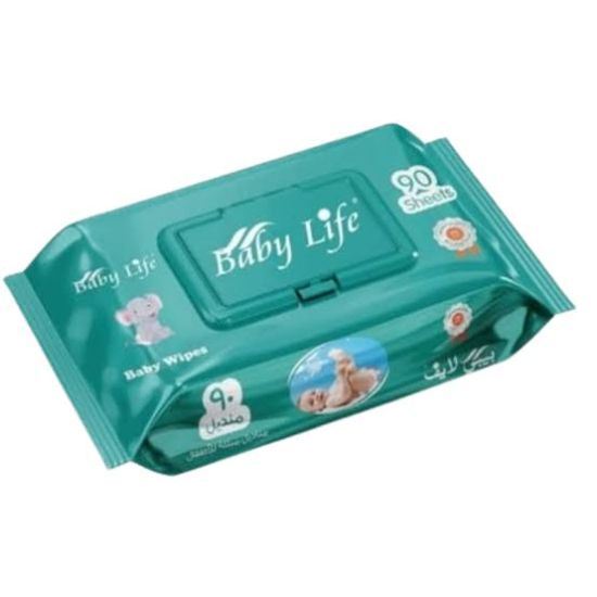 صورة بيبي لايف مناديل مبللة مطور - 90  Wipes