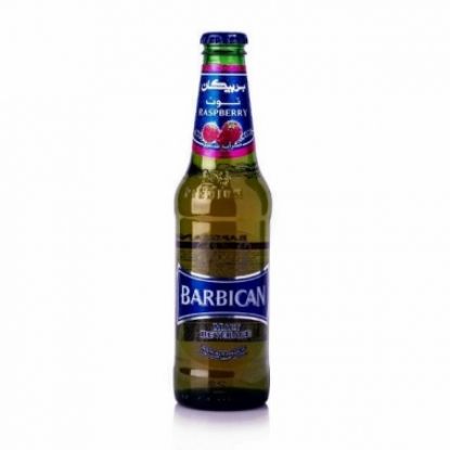 صورة باربيكان شراب شعير توت زجاج - 330 ML