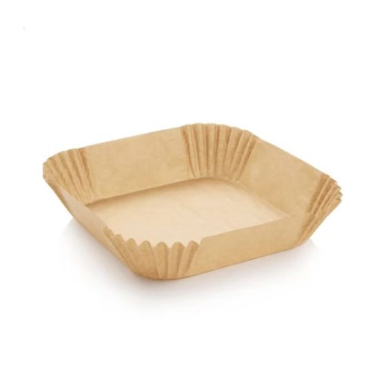 صورة سمارت ورق زبدة للقلاية الهوائية مربع - 16 Cm X 50 Pcs