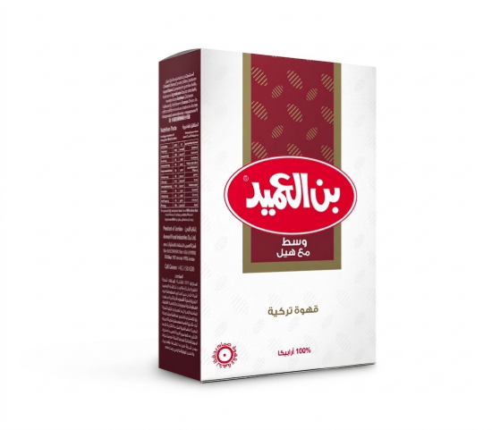 صورة بن العميد قهوة وسط مع هيل - 250 GR