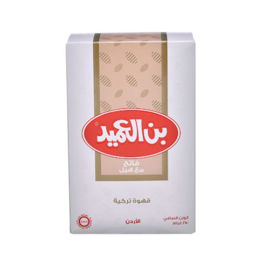 صورة بن العميد قهوة فاتح مع هيل - 250GR