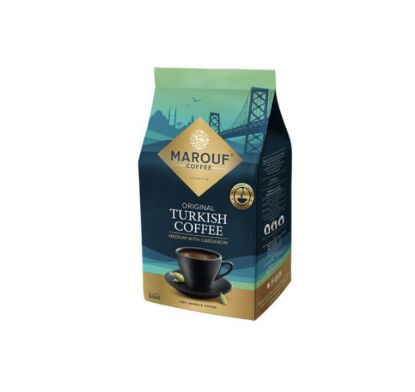 صورة بن معروف قهوة تركية وسط مع هيل - 250 gr