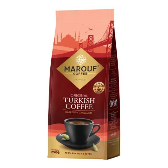 صورة بن معروف قهوة تركية غامق مع هيل - 250 gr