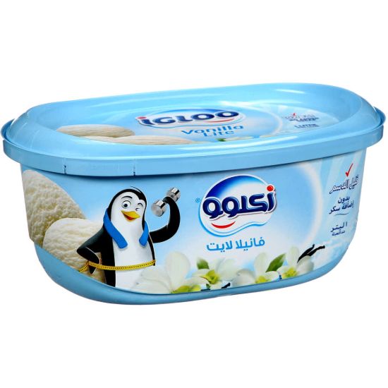صورة اجلو بوظة فانيلا لايت - 1 Ltr