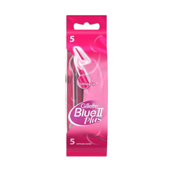 صورة جيليت شفرات 2 بلص ستاتي - Blue 2+ * 5 Pcs