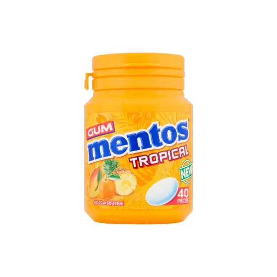 صورة مينتوس علكة تروبيكال اصفر - 56 gr X 40 Pcs