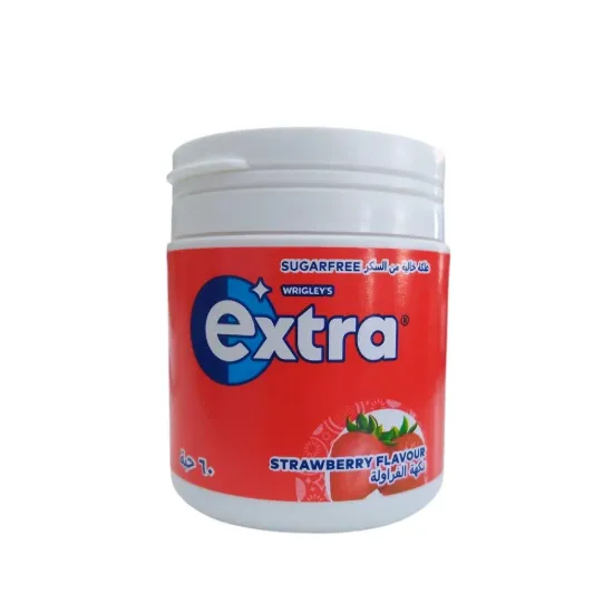 صورة اكسترا علكة فراولة مرتبان - 60 pcs - 84 gr