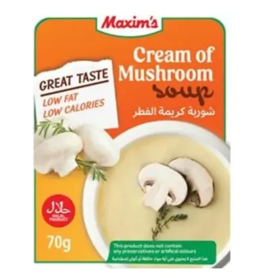 صورة مكسيم شوربة كريمة الفطر - 70 gr