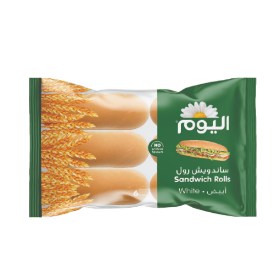 صورة اليوم ساندويش رول ابيض - 360gr