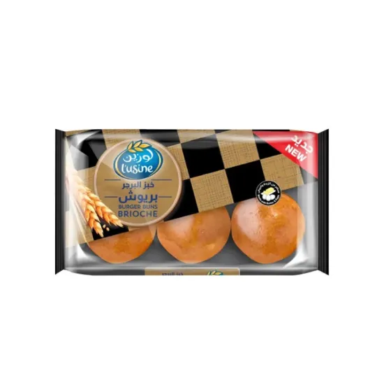 صورة لوزين خبز برغر بريوش - 400 gr