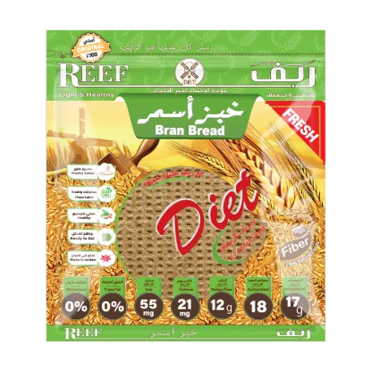 صورة ريف خبز نخالة مربع - 510 gr