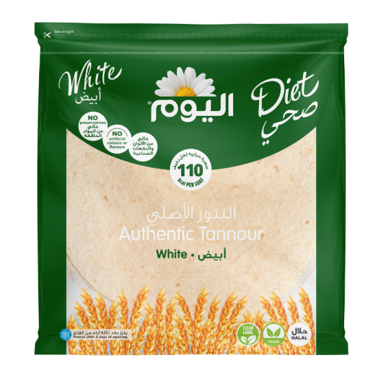 صورة اليوم خبز تنور ابيض - 50 gr #6 Pcs