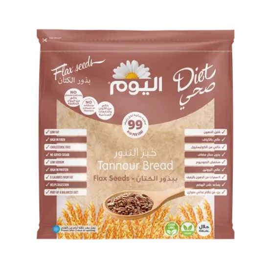 صورة اليوم خبز تنور بذور كتان - 50 gr #6 Pcs