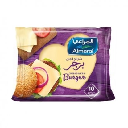 صورة المراعي جبنة شرائح برغر - 200 gr #10 Pcs