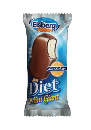 صورة ايسبيرج ايس كريم ميني جاينت فانيلا دايت - 56 gr